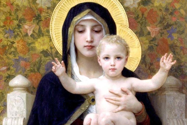 William-Adolphe Bouguereau, “The Virgin of the Lilies,” 1899