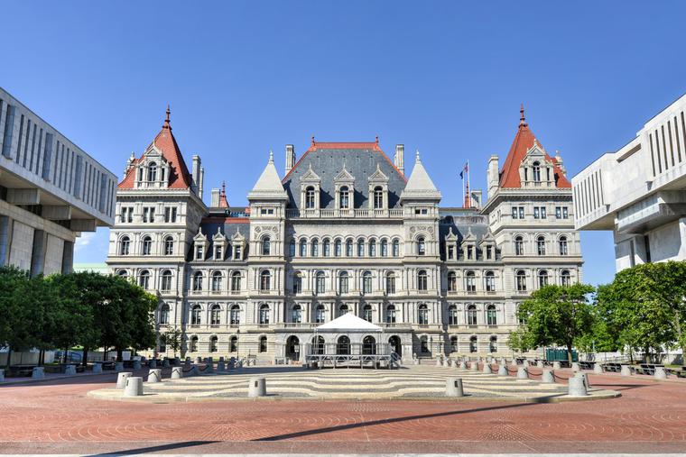 The New York State Capitol is located in Albany.