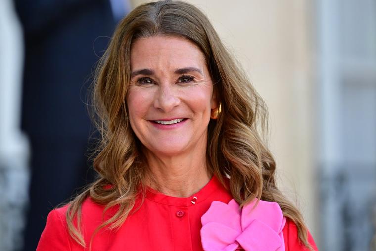 Melinda French Gates arrives for a meeting at the Elysee Palace, amid the New Global Financial Pact Summit in Paris on June 23, 2023.