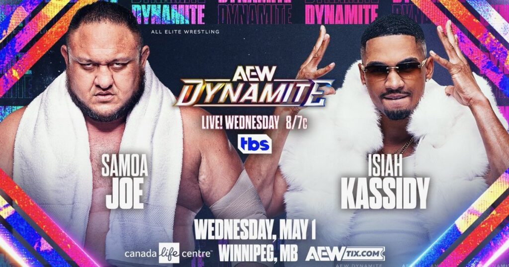 Samoa Joe vs. Isiah Kassidy, More Added To AEW Dynamite