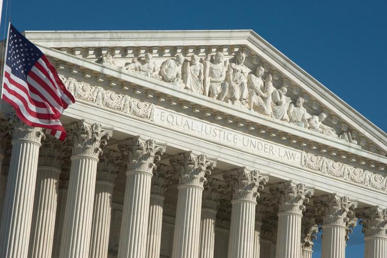 The United States Supreme Court Building stands in Washington, DC.