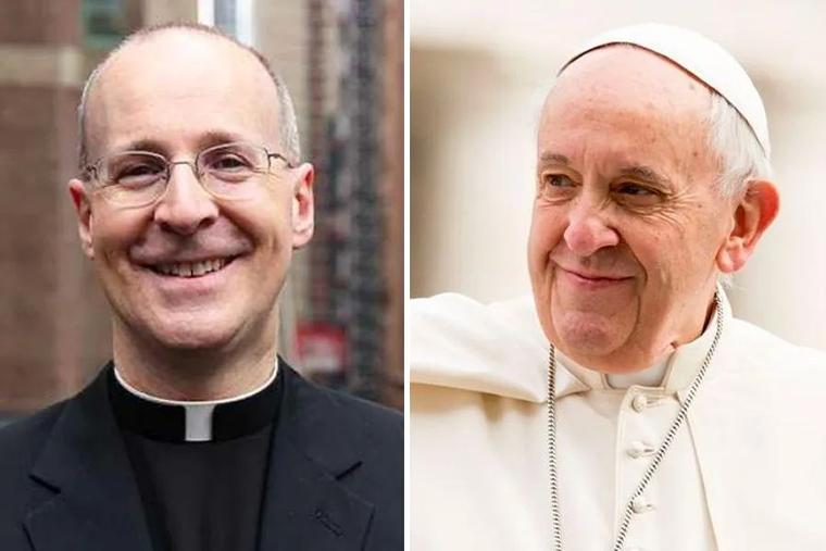 Father James Martin, SJ, and Pope Francis.
