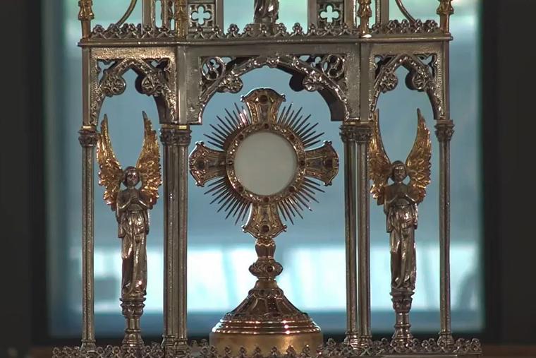 Adoration at the EWTN Chapel