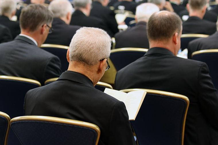 U.S. bishops gather in Baltimore for their spring assembly in 2019.