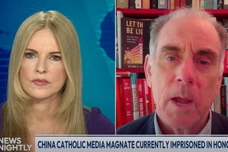 Mark Clifford, president of the Committee for Freedom of Hong Kong and the author of a forthcoming biography of Jimmy Lai, speaks with “EWTN News Nightly” on June 11, 2024.