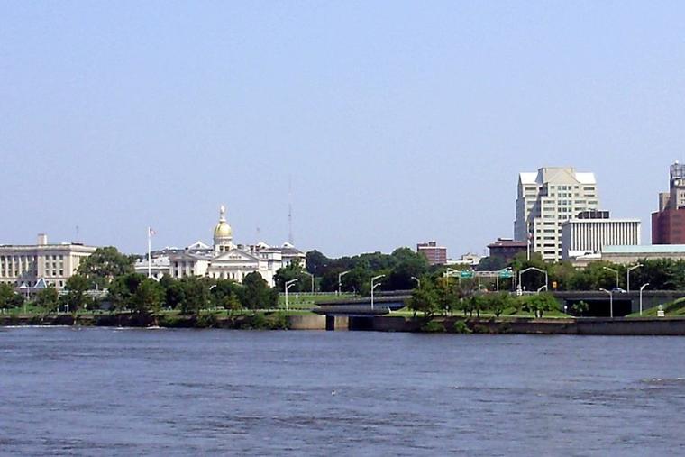 View of downtown Trenton, New Jersey.