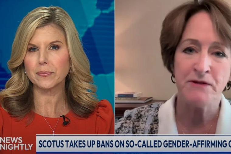 Mary Rice Hasson with the Ethics and Public Policy Center speaks to “EWTN News Nightly” anchor Tracy Sabol on the Supreme Court, Tuesday, June 25, 2024.