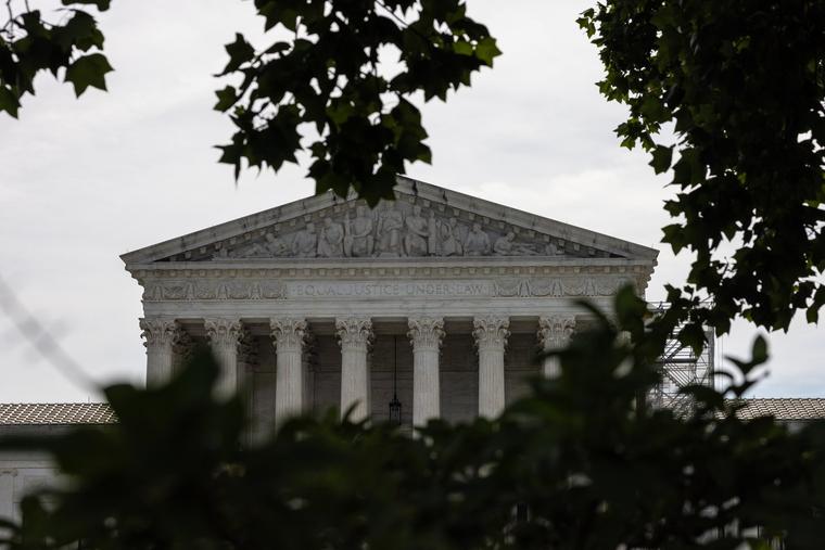 The Supreme Court is seen on June 26 in Washington.