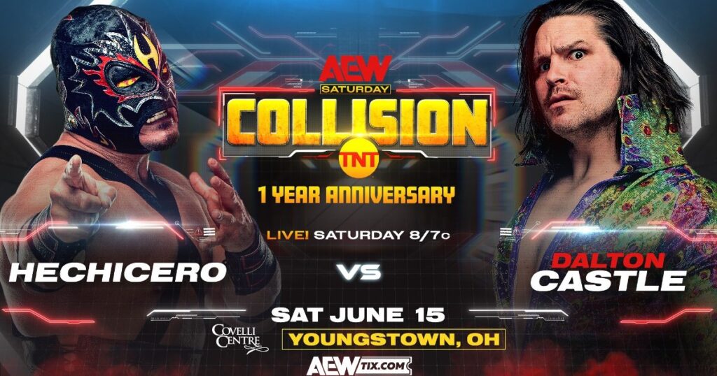 Dalton Castle vs. Hechicero Announced For 6/15 AEW Collision