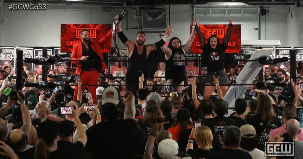 Mance Warner Wins GCW World Title At GCW Cage Of Survival 3