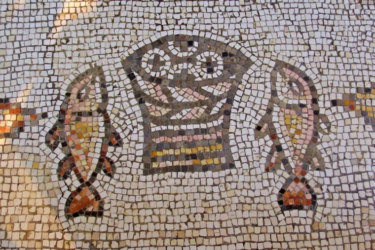 The Church of the Multiplication of the Loaves and Fish, shortened to the Church of the Multiplication, is  located at Tabgha, on the northwest shore of the Sea of Galilee in Israel. The modern church rests on the site of two earlier churches.