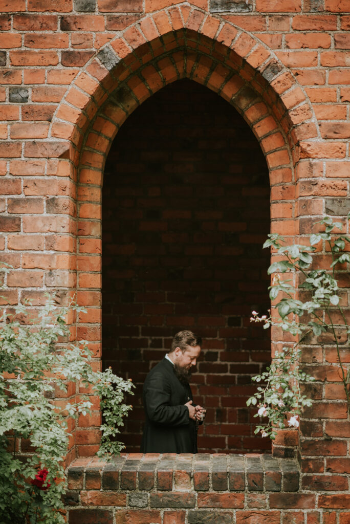 Father Ebert enjoys sharing Marian devotions with his flock.