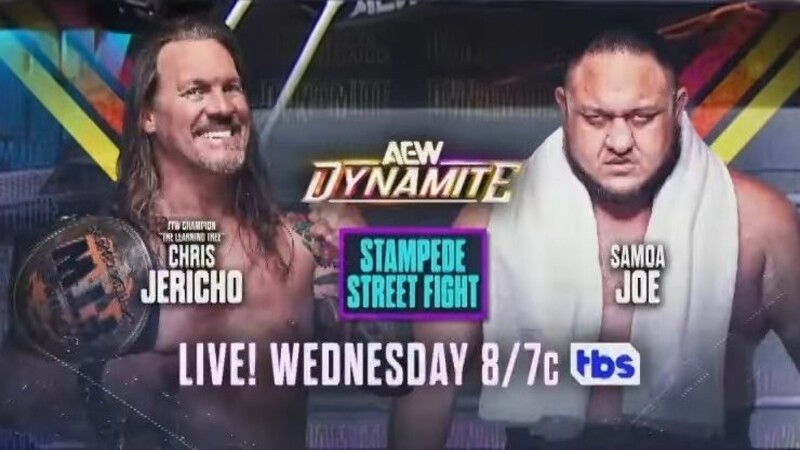 Chris Jericho To Face Samoa Joe In Stampede Street Fight On AEW Dynamite