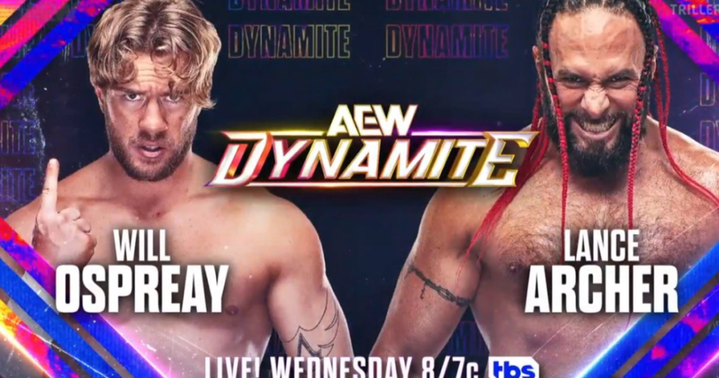 Will Ospreay vs. Lance Archer Announced For 7/31 AEW Dynamite, Updated Card