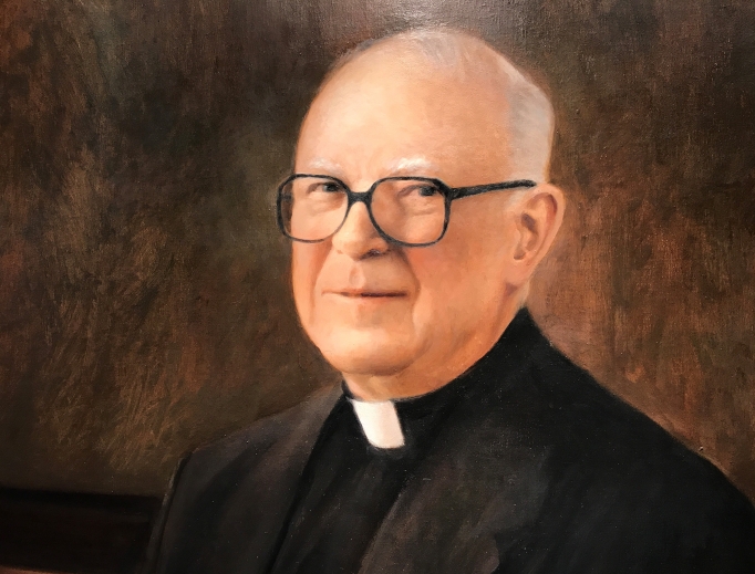Portrait of Father John Harvey, founder of Courage International.