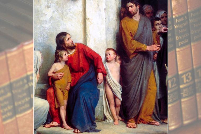 Carl Bloch (1834-1890), ‘Jesus With the Children’