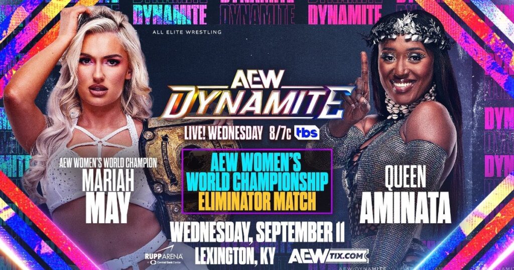 Mariah May vs. Queen Aminata Confirmed For 9/11 AEW Dynamite