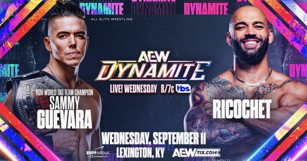 Ricochet vs. Sammy Guevara, TNT Title Match Added To AEW Dynamite