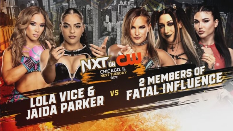 Lola Vice And Jaida Parker vs. Fatal Influence Added To WWE NXT