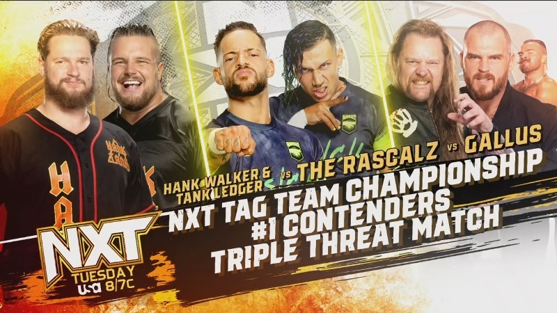 Tag Title Number One Contender's Match Set For 9/3 WWE NXT