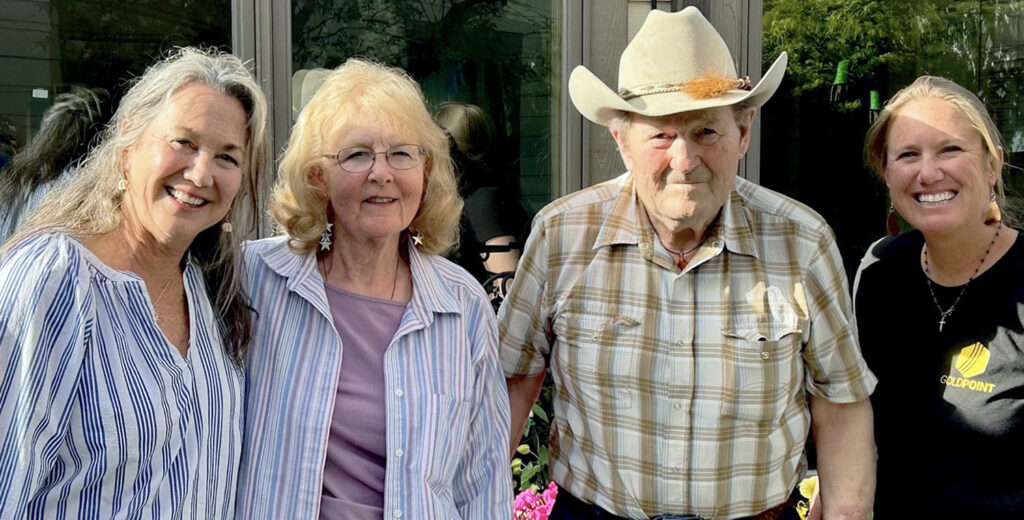 Dan and The Rosary Team volunteers: Cris Fanelli, Betty Goggins and Lisa Carruthers