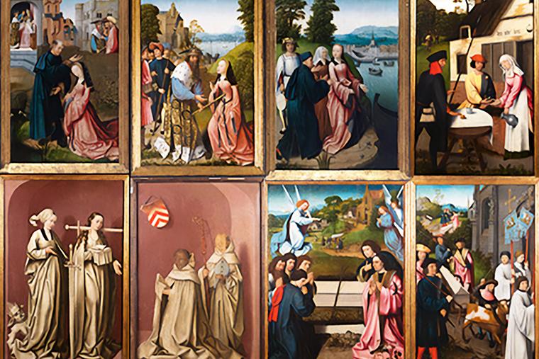 Goswyn van der Weyden, “Altarpiece of St. Dymphna,” 1505