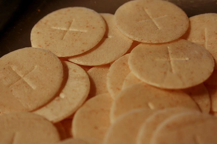Communion wafers.