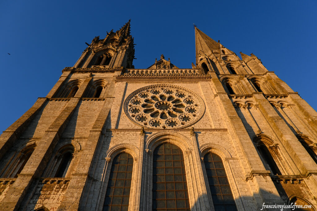 The altar inside the crypt at Chartres Cathedral in Chartres, France.