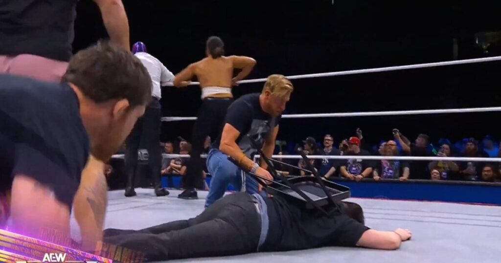 Blackpool Combat Club Attacks Chuck Taylor On AEW Dynamite