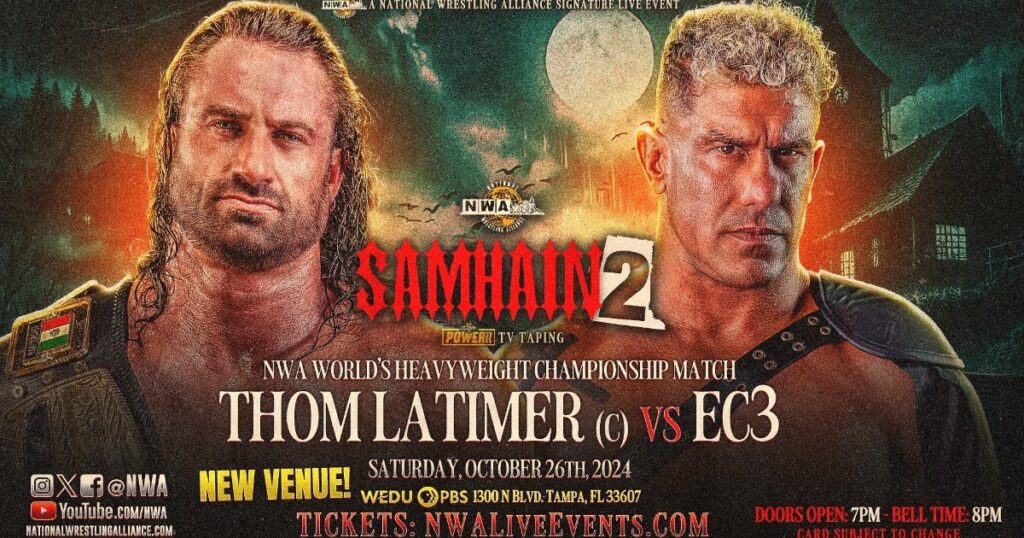 NWA World Title Match Set For NWA Samhain 2