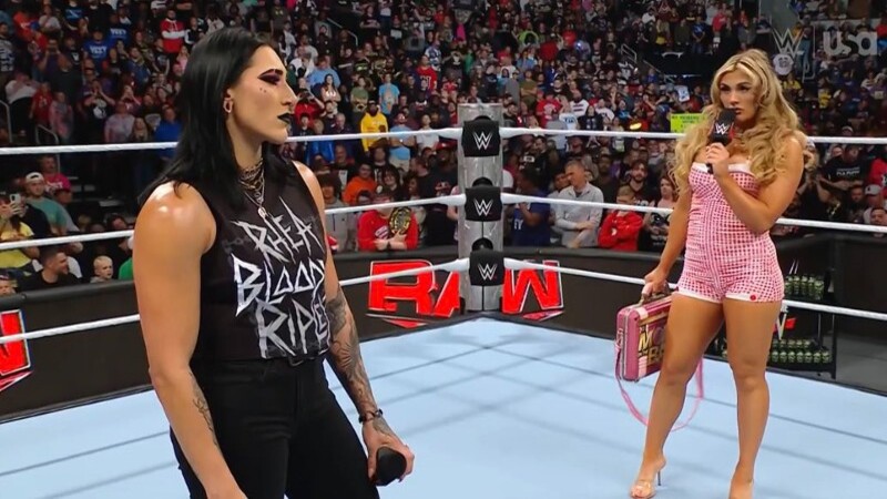 Tiffany Stratton Appears On WWE RAW, Confronts Rhea Ripley