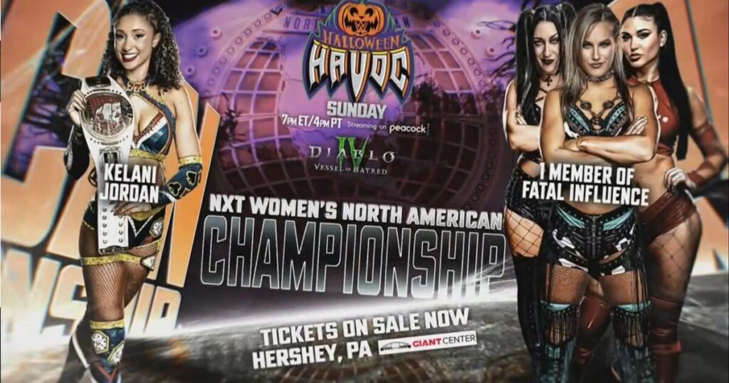 Women's North American Title Match Set For NXT Halloween Havoc