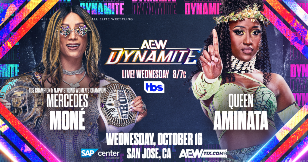 Mercedes Moné vs. Queen Aminata Set For 10/16 AEW Dynamite