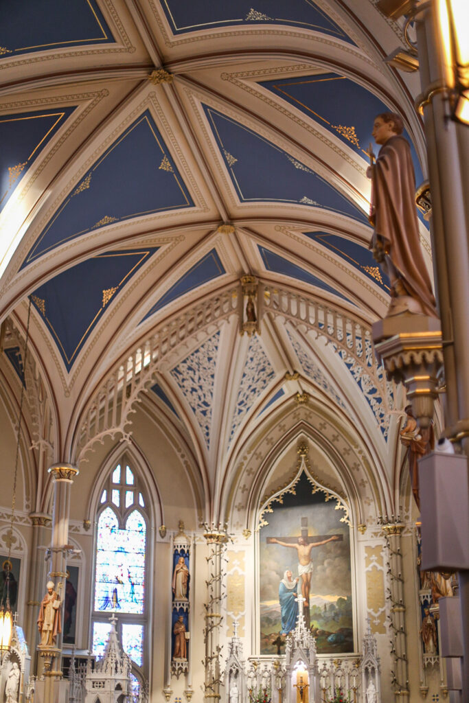 Heavenly patrons at the Basilica of St. Mary