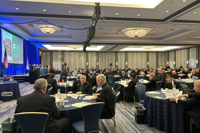 The U.S. bishops gather in Baltimore on Nov. 12, 2024, for their fall plenary assembly.