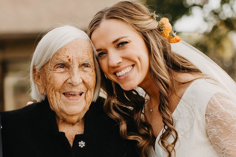 Bridget McCartney Nohara and her grandma Mary Pat Anderson