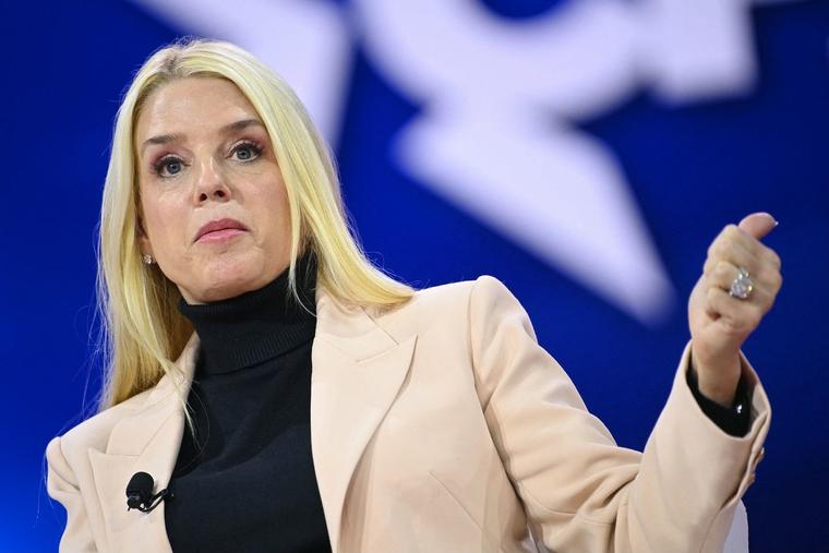 Florida’s former attorney general Pam Bondi speaks during the annual Conservative Political Action Conference (CPAC) meeting on Feb. 23 in National Harbor, Maryland.