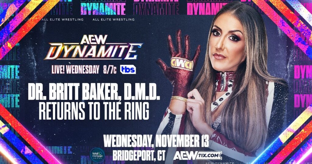 Britt Baker's In-Ring Return Announced For AEW Dynamite