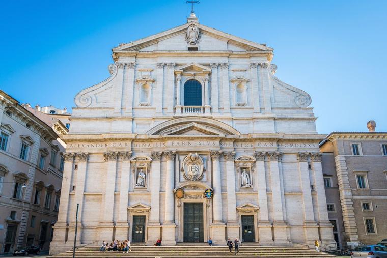 Above is the Church of the Gesù, where a Mass and prayer vigil for LGBT Christians are scheduled next September, in Rome.