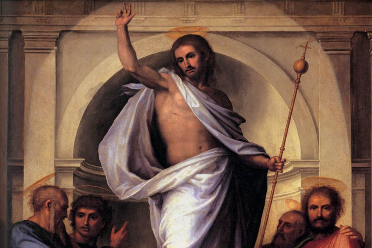 ‘Christ With the Four Evangelists,’ Fra Bartolomeo, 1516