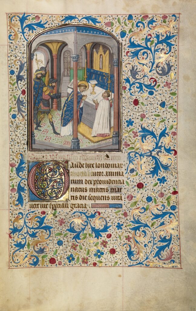 Willem Vrelant, “The Martyrdom of St. Thomas Becket,” Full