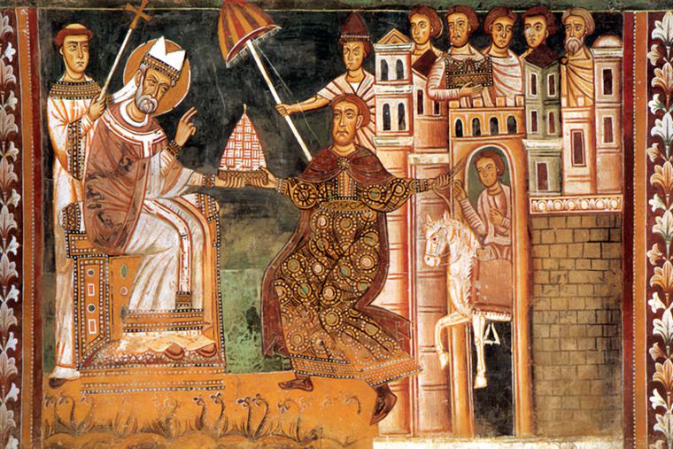 “St. Sylvester,” 13th Century, Santi Quattro Coronati Basilica, Rome