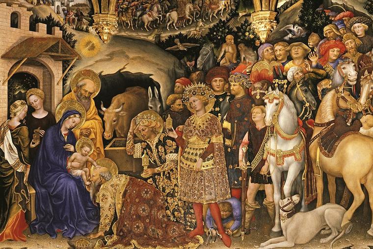Gentile da Fabriano, 'Adoration of the Magi,' 1423.
