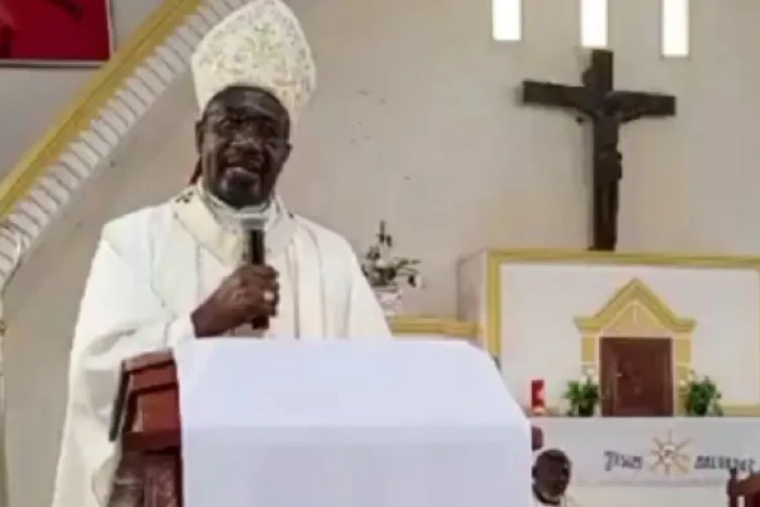 Archbishop José Manuel Imbamba of the Archdiocese of Saurimo in Angola.