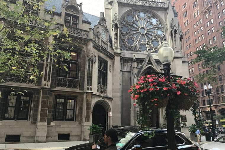 The offices of the Archdiocese of Chicago on Rush Street.