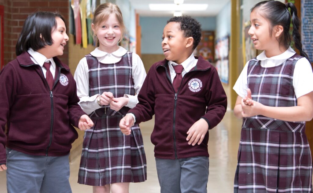 Saint Theresa School students