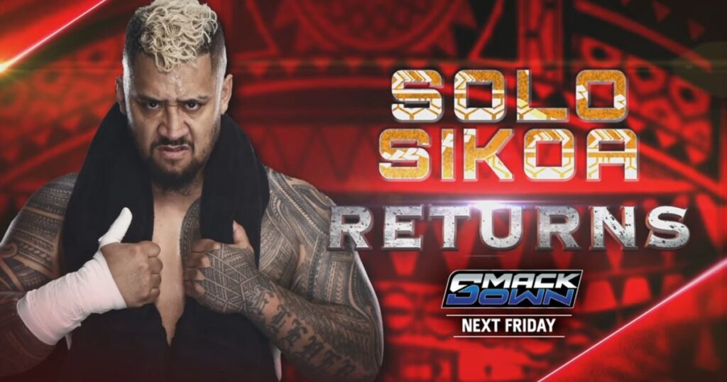 Solo Sikoa To Return On 1/17 WWE SmackDown, Updated Card