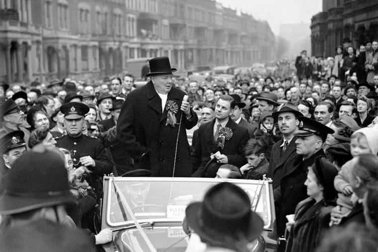 Winston Churchill in 1949.