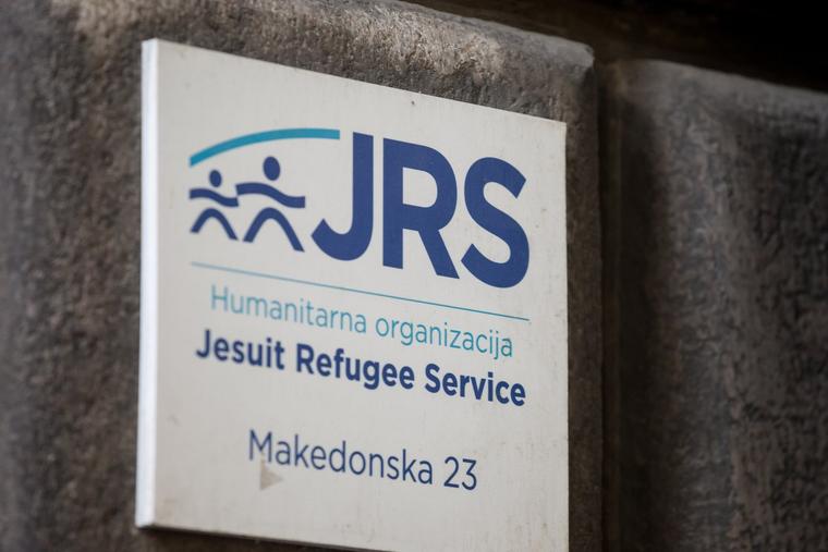 Jesuit Refugee Service sign