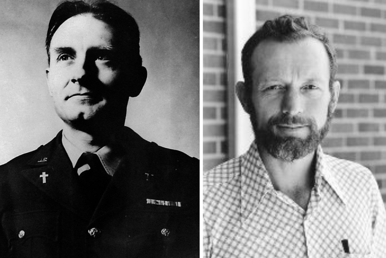 (L-R) Fther Emil Kapaun and Blessed Stanley Rother, saintly men from the Great Plains.